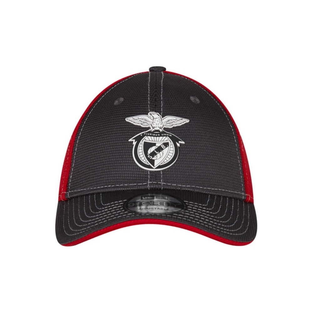 SL Benfica Emblem New Era Adjustable Hat Men OS Gray/Red